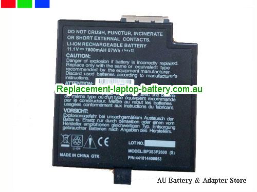 GETAC B300 Battery 7800mAh, 87Wh 11.1V Black Li-ion