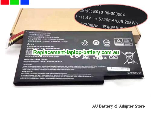 GETAC B0100000004 Battery 5720mAh, 65.21Wh  11.4V Black Li-Polymer