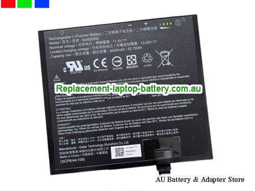 GETAC BA450000 Battery 4630mAh, 52.78Wh  11.4V Black Li-Polymer