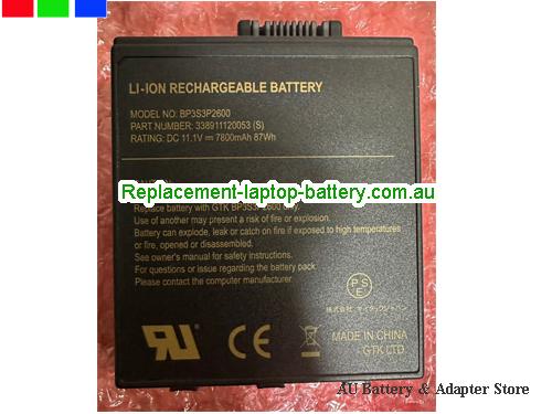 GETAC A770 Battery 7800mAh, 87Wh  11.1V Black Li-ion