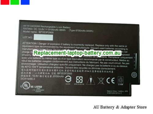 GETAC B300 Battery 8100mAh, 88Wh 10.8V Black Li-ion