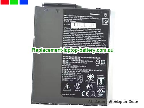 GETAC RX10H Battery 2160mAh, 32Wh  15.2V Gray Li-ion