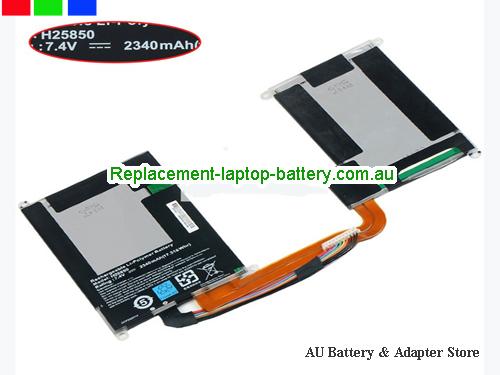 GETAC H25850 Battery 2340mAh, 17.14Wh  7.4V Black Li-Polymer