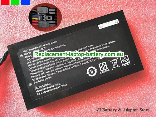 GETAC J74512-001 Battery 8760mAh, 99.86Wh  11.4V Black Li-Polymer