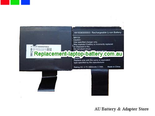 GETAC MH132 Battery 2060mAh, 7.7Wh  3.7V Black Li-ion