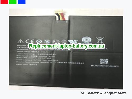 GETAC NJCH919 Battery 6600mAh, 50.1Wh  7.6V Black Li-Polymer