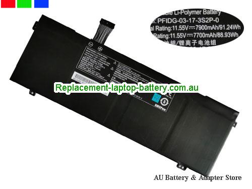 GETAC 3ICP5/65/81-2 Battery 7900mAh, 91.24Wh 11.55V Black Li-Polymer