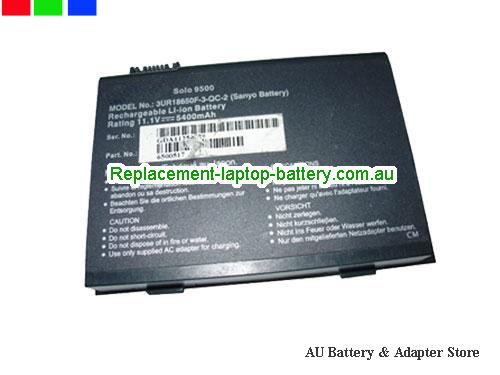 GATEWAY 3UR18650F-3-QC-2 Battery 5400mAh 14.8V Black Li-ion