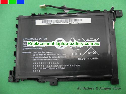 GATEWAY BATBJB0L11 Battery 4000mAh, 14.8Wh 3.7V Black Li-ion