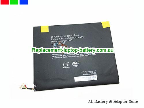 HASEE SQU1310 Battery 4000mAh, 29.6Wh  7.4V Black Li-Polymer