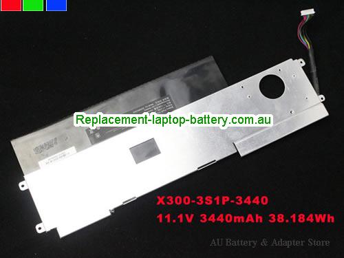 HASEE HXU4 Battery 3440mAh 11.1V Black Li-ion