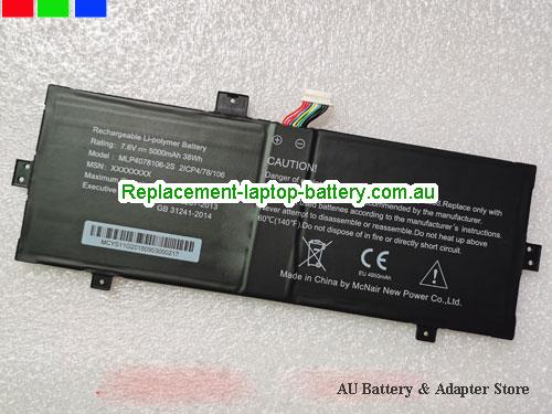 Australia MCNair MLP4078106-2S Battery 2ICP4/78/106 Rechargeable Li-Polymer 7.6v AU MCNair MLP4078106-2S Battery 2ICP4/78/106 Rechargeable Li-Polymer 7.6v