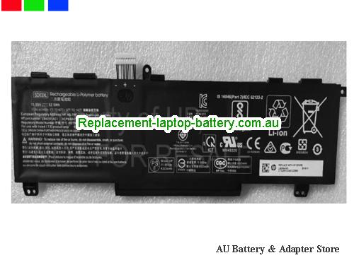 HP Victus 15-fa0353tx Battery 4323mAh, 52.5Wh 11.55V Black Li-Polymer