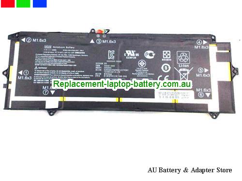 HP Elite X2 1012 G1-W8F08UP Battery 4820mAh, 40Wh 7.7V Black Li-ion