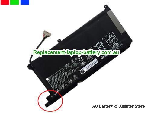 HP 15-DK0125TX Battery 4323mAh, 52.5Wh 11.55V Black Li-Polymer