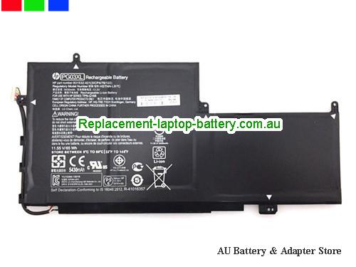 HP SPECTRE X360 - 15-AP007NA Battery 5430mAh, 65Wh 11.55V Black Li-ion