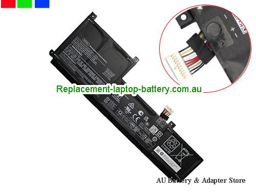 HP ENVY 14-eb0376ng Battery 3906mAh, 63.32Wh  15.4V Black Li-Polymer