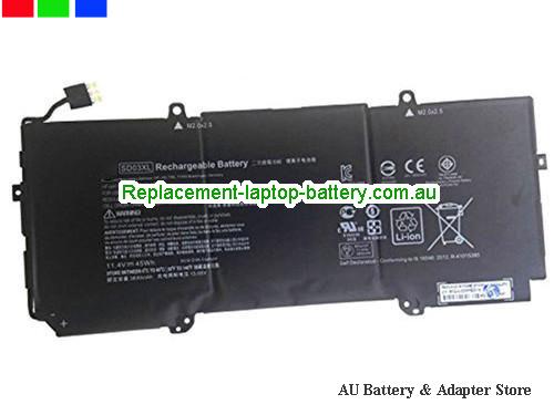 HP Chromebook 13 G1-V8G10US Battery 3950mAh, 45Wh 11.4V Black Li-ion