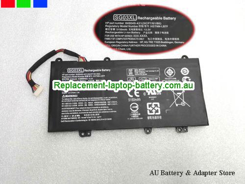 HP Envy 17-U275CL Battery 3450mAh 11.55V Black Li-ion