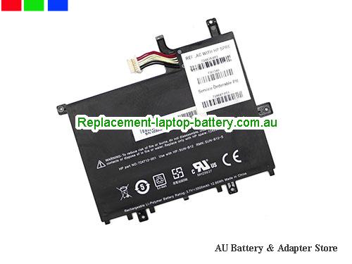 HP Slate 7 Tablet Battery 3500mAh, 12.95Wh 3.7V Black Li-Polymer