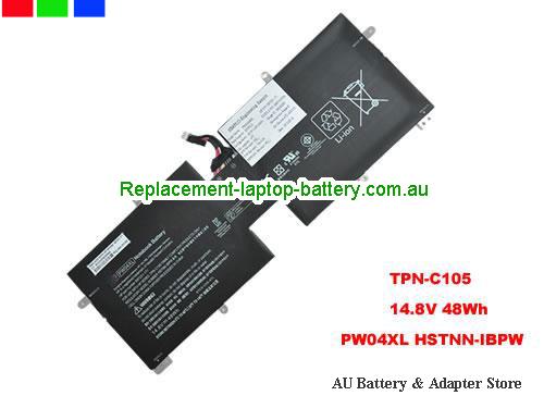 HP Spectre XT TOUCHSmart 15-4001xx Battery 48Wh 14.8V Black Li-Polymer