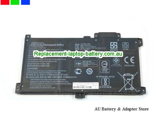 HP Pavilion X360 15br071ng Battery 4212mAh, 48.01Wh 11.4V Black Li-Polymer