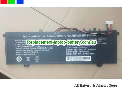 HASEE X5-HINS02 Battery 4700mAh, 53.58Wh 11.4V Black Li-Polymer