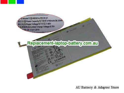 Australia Repalcement HB30C4J7ECW-21 Battery for Huawei 2ICP3/99/117 Li-Polymer 36.33Wh AU Repalcement HB30C4J7ECW-21 Battery for Huawei 2ICP3/99/117 Li-Polymer 36.33Wh