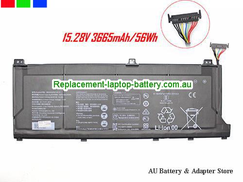 HUAWEI MateBook D 14-53010TVS Battery 3665mAh, 56Wh 15.28V Black Li-Polymer