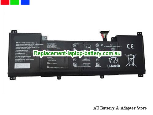 HUAWEI MateBook 16 R7 5800H Battery 7330mAh, 84Wh 11.46V Black Li-Polymer
