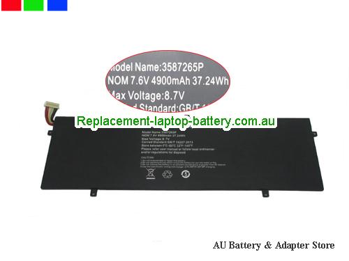 JUMPER EZbook 3 Pro 13.3 V3 Battery 4900mAh, 37.24Wh 7.6V Black Li-Polymer