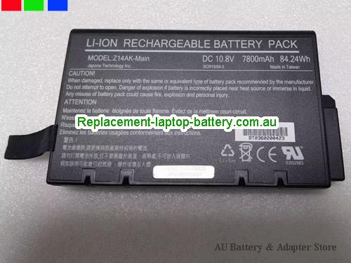 JAPONE Z14Ak-Main Battery 7800mAh, 84.24Wh 10.8V Black Li-ion