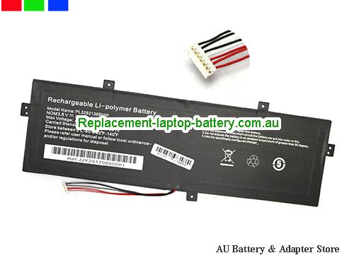 JUMPER PL3282138P 2P Battery 10000mAh, 38Wh  3.8V Black Li-ion