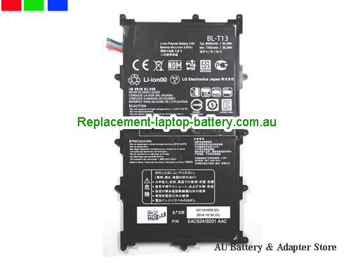 LG VK700 Battery 8000mAh 3.8V Black Li-Polymer