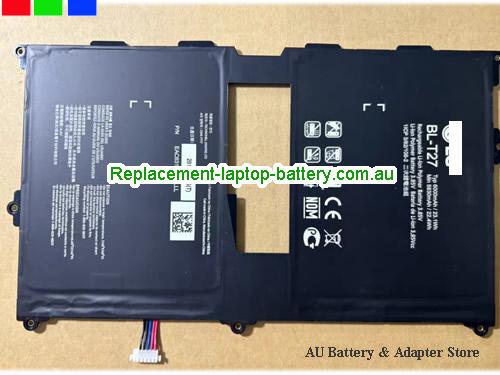 LG G PAD X II UK750 Battery 6000mAh, 23.1Wh  3.85V Black Li-Polymer