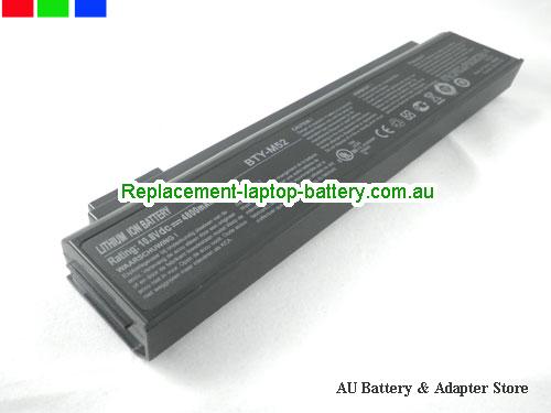 MSI MS-1719 Battery 4400mAh 10.8V Black Li-ion