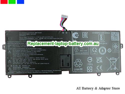 LG Gram 14 (2023) 14Z90R Battery 9279mAh, 72Wh 7.76V Black Li-Polymer