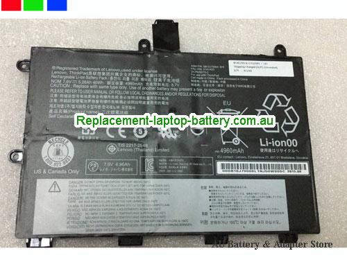 LENOVO 01AV403 Battery 5260mAh, 40Wh 7.6V Black Li-Polymer