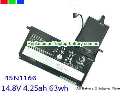LENOVO Ideapad S530 Battery 63Wh, 4.25Ah 14.8V Black Lithium-ion