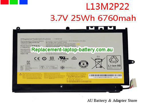 LENOVO Miix 3 1030 Battery 6760mAh, 25Wh 3.7V Black Li-Polymer