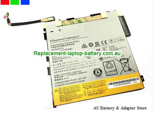 LENOVO MIIX 211-TAB Battery 4880mAh, 36Wh 7.4V Black Li-ion