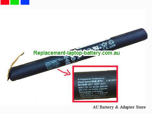 LENOVO TABLET 2-1050 F Battery 9600mAh 3.75V Black Li-ion