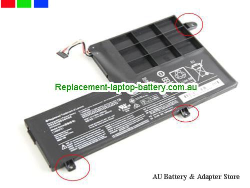 LENOVO IdeaPad 310S-15IKB80UW Battery 4050mAh, 30Wh 7.4V Black Li-Polymer