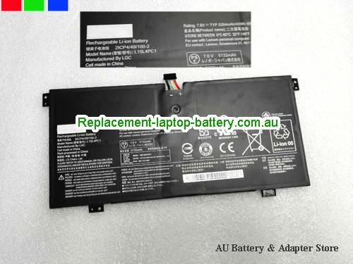 LENOVO Yoga 710-11IKB(80V6000PUS) Battery 5264mAh, 40Wh  7.6V Black Li-ion