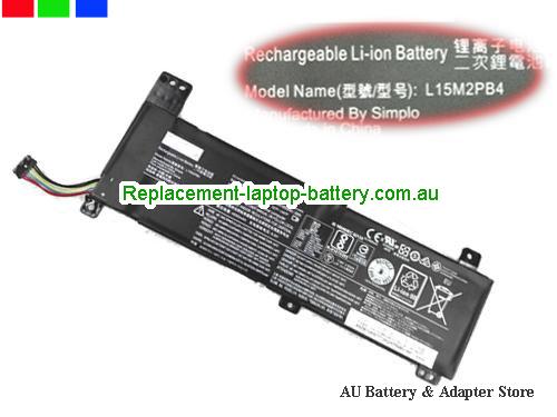 LENOVO IDEAPAD 310-14IKB L15M2PB2 Battery 5080mAh, 39Wh 7.68V Black Li-ion