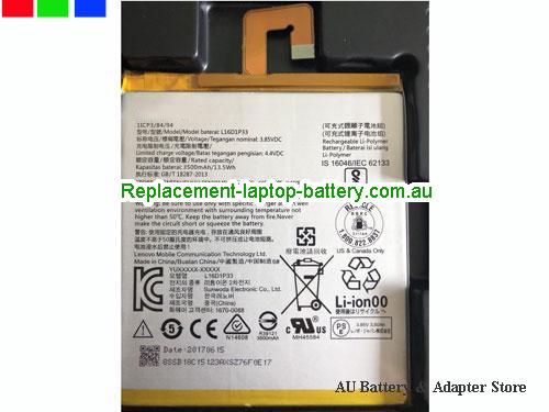 LENOVO 1ICP38494 Battery 3500mAh, 13.5Wh  3.85V Sliver Li-Polymer