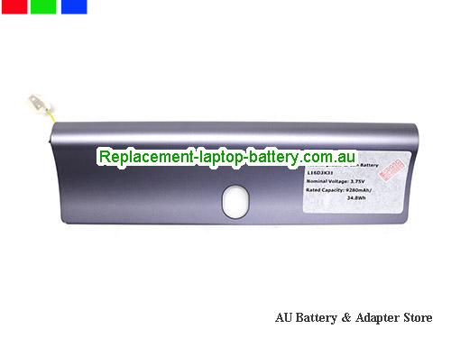 LENOVO Yoga Tab 3 Plus Battery 9280mAh, 34.8Wh 3.75V Silver Gray Li-ion