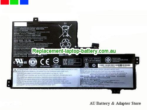 LENOVO L17C3PG0 Battery 3690mAh, 42Wh 11.4V Black Li-Polymer