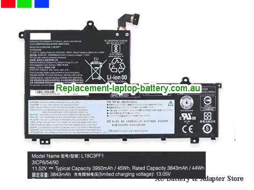 LENOVO 3ICP6/54/90 Battery 3950mAh, 45Wh  11.52V Black Li-Polymer