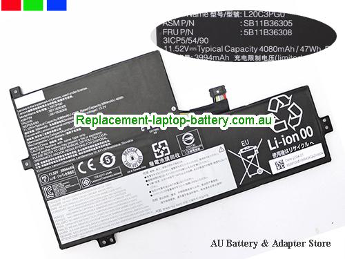 LENOVO 500w Gen 3(Intel)82J3000GCC Battery 4080mAh, 47Wh  11.52V Black Li-Polymer